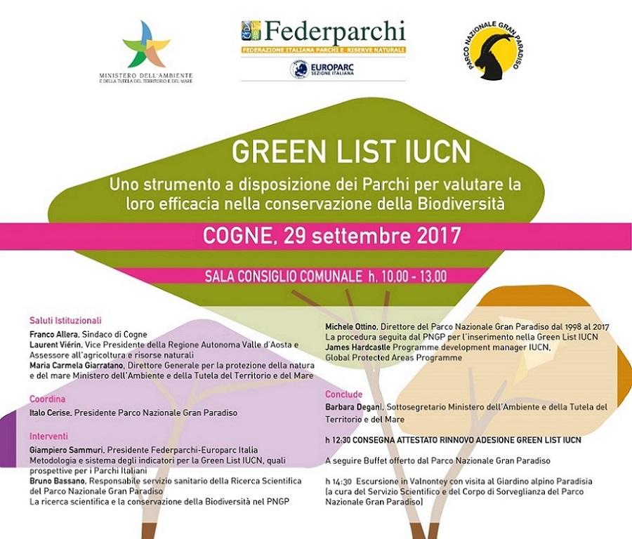 programma evento green list 