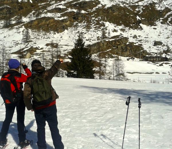 Ciaspolate a Ceresole Reale