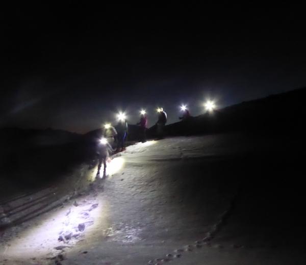 Ciaspolata notturna con Guide Trek Alps