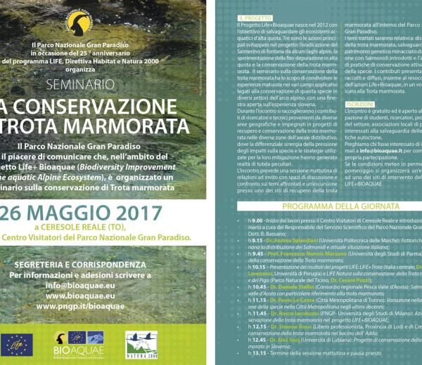 locandina seminario trota marmorata