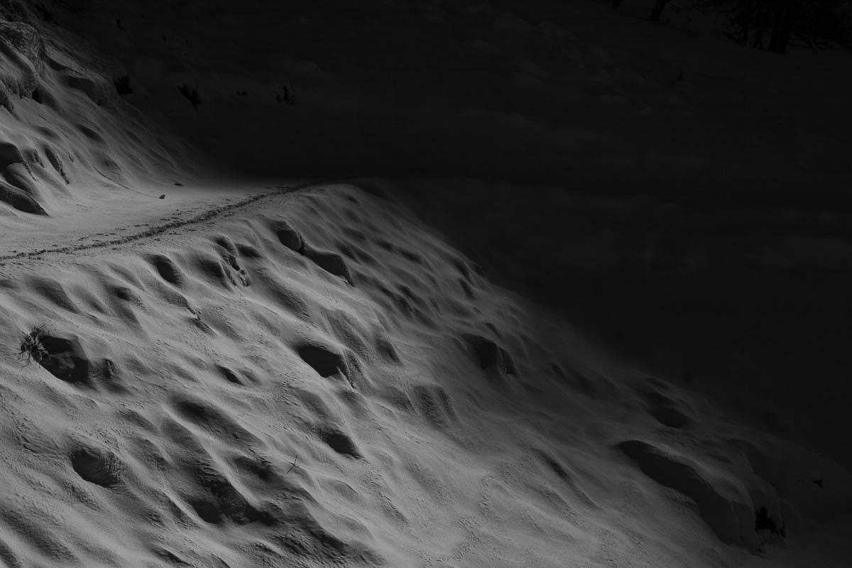 A cena con le ciaspole