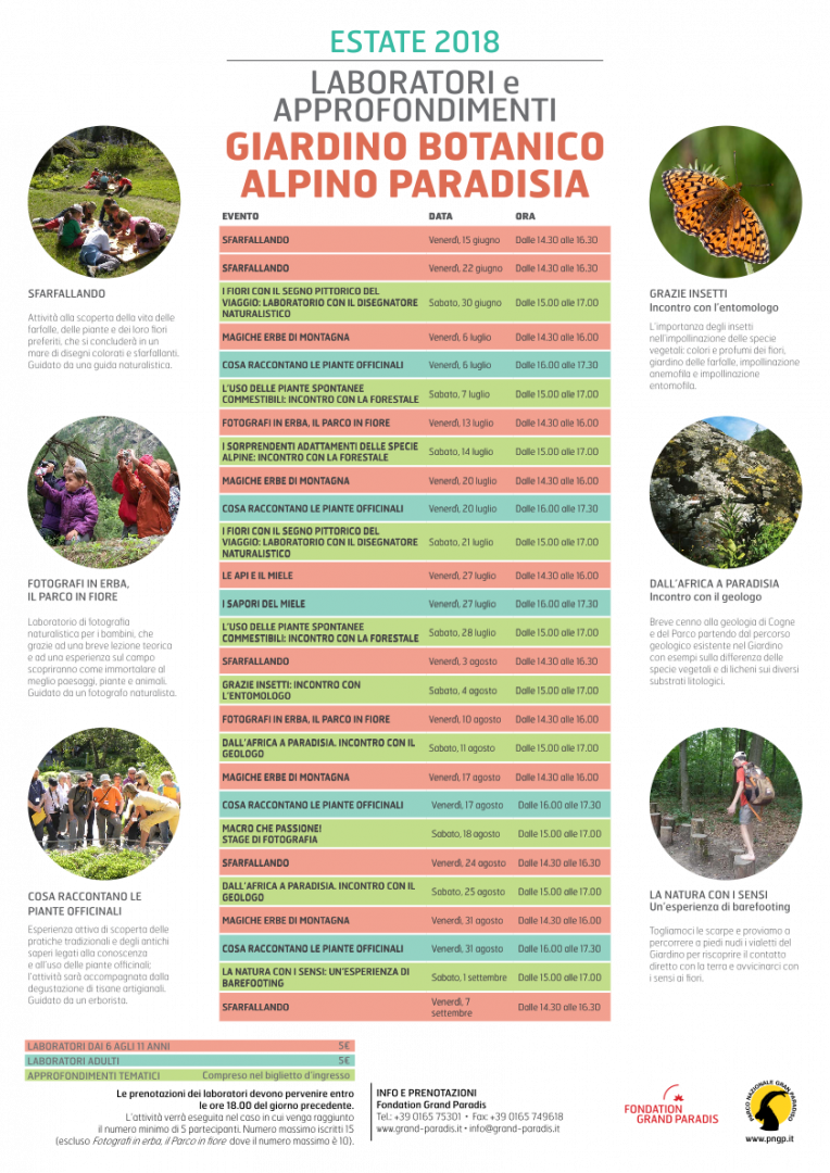 locandina paradisia estate 2018