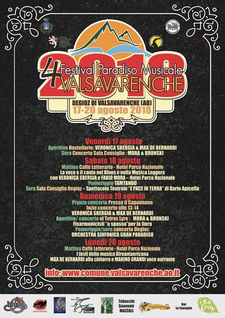 locandina paradiso musicale 2018