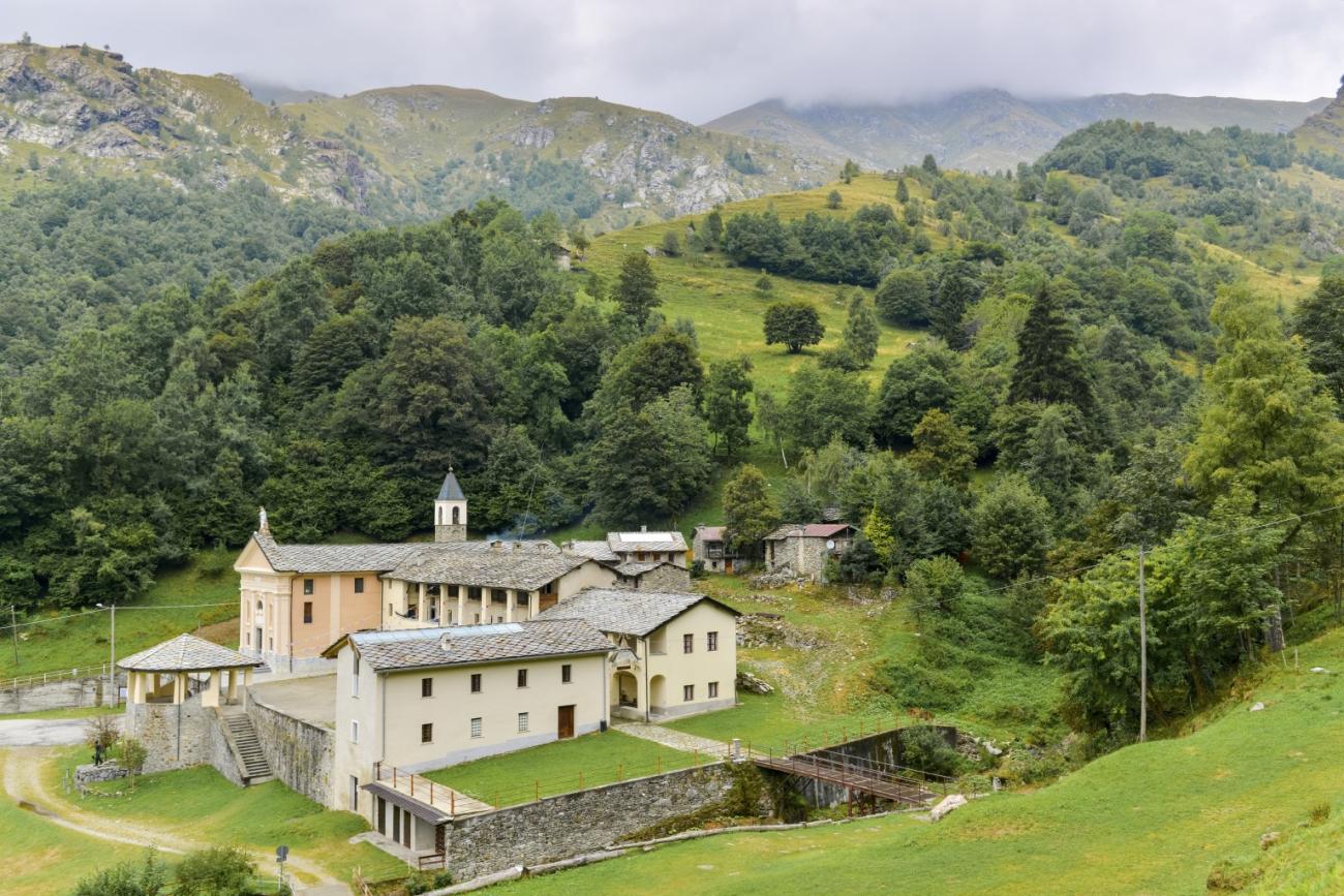 Giordano Olivero, Prascondu, Ribordone, santuario