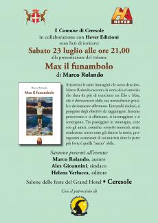Locandina - Presentazione del libro "Max il funambolo"