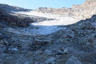 ghiacciaio del grand etret 10 agosto 2022