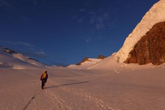 Valle di Cogne - Sul Ghiacciaio della Tribolazione. Foto F. Rossetti