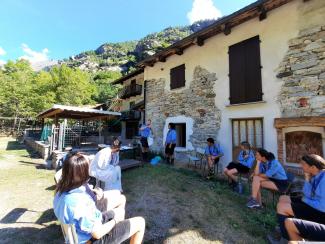 Cammino senza rifiuti - scout nel PNGP