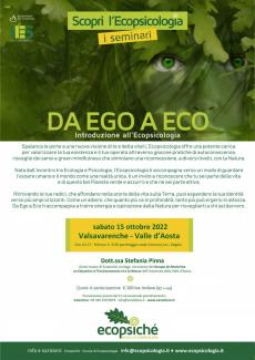 Da Ego a Eco - introduzione all'ecopsicologia
