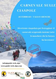 Carnevale sulle ciaspole con Guide Trek Alps