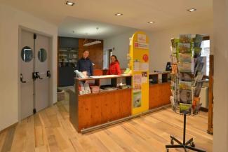 reception del centro visitatori di rhemes notre dame