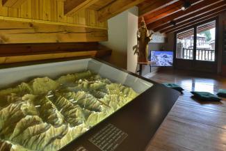 plastico del centro visitatori di rhemes notre dame