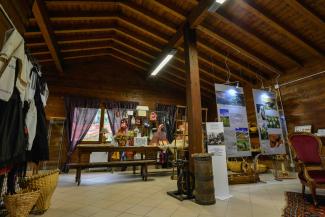 interno del centro visitatori di ronco canavese