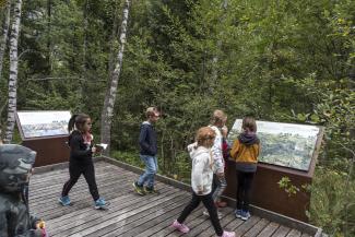 visitatori del centro visitatori di rovenaud