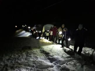 Ciaspolate notturne a Ceresole