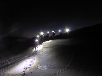 Ciaspolata notturna con Guide Trek Alps