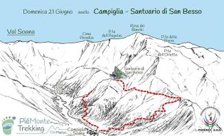 Escursione da Campiglia al santuario di San Besso