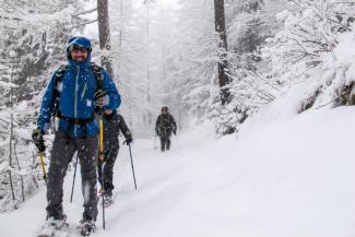 A pranzo con le ciaspole