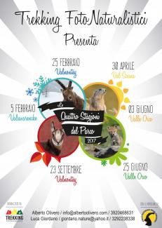 locandina trekking naturalistici 2017