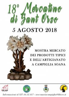 18ª edizione del Mercatino di Sant'Orso