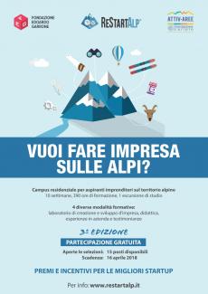 ReStartAlp - campus per le nuove imprese sulle Alpi 