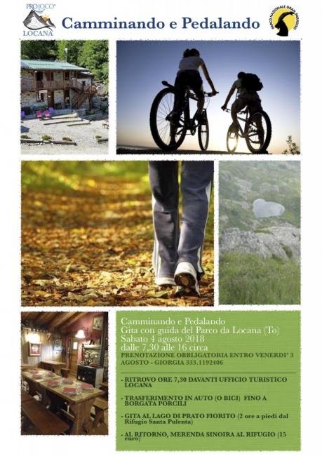 Camminando e pedalando