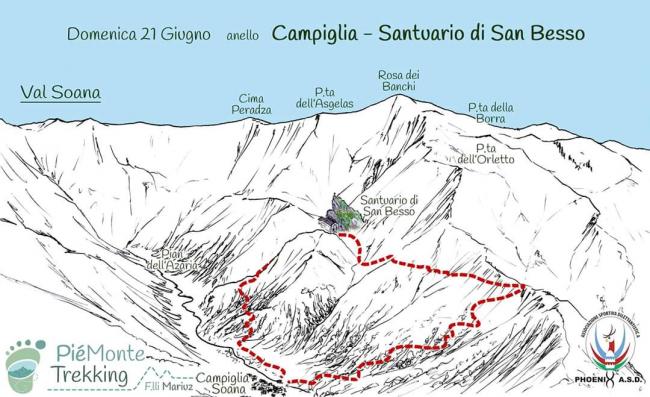 Escursione da Campiglia al santuario di San Besso