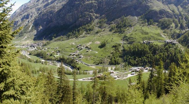 veduta degioz valsavarenche