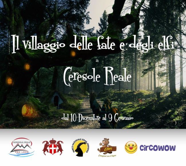 locandina villaggio elfi ceresole reale