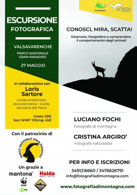 Escursione fotografica "Conosci, mira, scatta!"