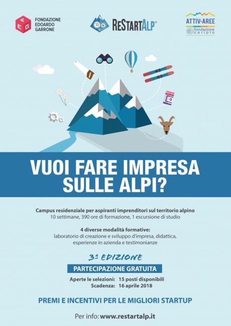 ReStartAlp - campus per le nuove imprese sulle Alpi 